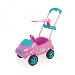 Ficha técnica e caractérísticas do produto Carrinho Infantil Baby Car Pink e Verde Homeplay
