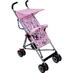 Ficha técnica e caractérísticas do produto Carrinho Umbrella Rosa Estampado - Baby Style
