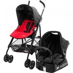 Ficha técnica e caractérísticas do produto Carrinho Umbrella Trend + Bebê Conforto Red (Vermelho) - Safety 1st
