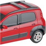 Ficha técnica e caractérísticas do produto Carro com Controle Remoto Fiat Novo Uno - Escala 1:18 - Vermelho - CKS