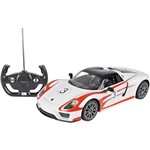 Ficha técnica e caractérísticas do produto Carro com Controle Remoto Porsche 918 Spyder Escala 1:14 Branco - CKS