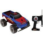 Carro com Controle Remoto Spider-man Tracker Truck 7f Candide