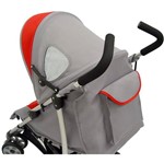 Ficha técnica e caractérísticas do produto Carro de Bebê Xtreme - Cinza/Vermelho - Burigotto