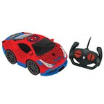 Ficha técnica e caractérísticas do produto Carro de Controle Remoto Candide Out Run Spider Man Pilhas - Vermelho
