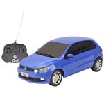 Ficha técnica e caractérísticas do produto Carro de Controle Remoto Volkswagen CKS Toys Gol Azul
