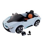 Ficha técnica e caractérísticas do produto Carro Eletrico Infantil Esporte BMW I8 12V com Controle Remoto Azul