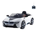 Ficha técnica e caractérísticas do produto Carro Infantil Eletrico Esporte BMW I8 6V com Controle Remoto Branco