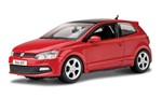 Ficha técnica e caractérísticas do produto Carro Miniatura - Volkswagen Polo Gti Mark 5 - 1/24 - Vermelho - Burago