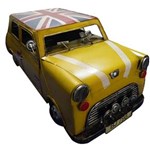 Ficha técnica e caractérísticas do produto Carro Vintage Decorativo Mini Cooper Londres Retro Mr Bean