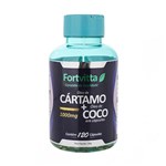 Ficha técnica e caractérísticas do produto Cártamo + Coco 120 Cápsulas - Fortvitta