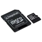 Ficha técnica e caractérísticas do produto Cartão 16GB Micro SD Classe 10 Kingston SDC10/16GB