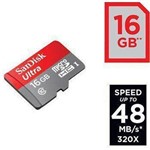 Ficha técnica e caractérísticas do produto Cartão 16gb Micro Sdhc Ultra Classe 10 Sd Sandisk