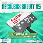 Ficha técnica e caractérísticas do produto Cartão Brevit 16gb Recalbox 8400 Jogos - Sandisk