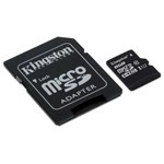 Ficha técnica e caractérísticas do produto Cartão de 8GB Micro SD Classe 10 Kingston SDC10/8GB