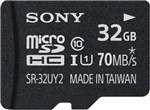 Ficha técnica e caractérísticas do produto Cartao de Memaria MICRO-SD 32GB Classe 10 - SR-32UY2A - Sony
