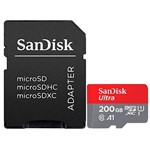Ficha técnica e caractérísticas do produto Cartão de Memória 200GB SanDisk Ultra MicroSDXC Uhs-I com Adaptador