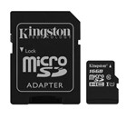 Ficha técnica e caractérísticas do produto Cartão de Memória 16gb Kingston + Adaptador