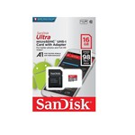 Ficha técnica e caractérísticas do produto Cartão de Memória 16GB Micro SD Classe 10 98Mb Sandisk Ultra