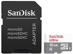 Cartão de Memória 16GB Micro SD SanDisk Classe 10 - Ultra