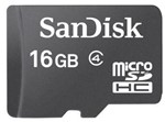 Ficha técnica e caractérísticas do produto Cartão de Memória 16GB Micro SD - SANDISK