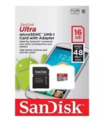 Ficha técnica e caractérísticas do produto Cartão de Memória 16GB Micro SDHC Classe 10 com Adaptador-Sandisk