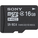 Ficha técnica e caractérísticas do produto Cartão de Memória 16GB Micro SDHC com Adaptador SRAC-A1 - Sony