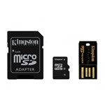 Ficha técnica e caractérísticas do produto Cartão de Memória 16Gb MicroSD com Adaptador USB Kingston