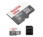 Ficha técnica e caractérísticas do produto Cartao de Memória 16gb MicroSd Sandisk Ultra Classe 10 80MB