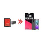 Ficha técnica e caractérísticas do produto Cartão de Memória 16gb para Samsung Galaxy A7 2016 e Capa Preta - Underbody