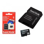 Ficha técnica e caractérísticas do produto Cartao de Memoria 16GB Sandisk SDSDQM-016G-B35A Sandisk