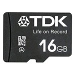 Ficha técnica e caractérísticas do produto Cartão de Memoria 16gb Tdk Classe 4 Micro Sd Box