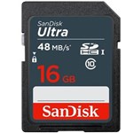 Ficha técnica e caractérísticas do produto Cartão de Memória 16GB Ultra SDHC UHS-I - Sandisk