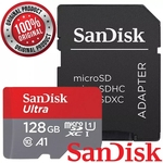 Ficha técnica e caractérísticas do produto Cartão De Memoria 128gb Micro Sd Ultra 100mb/S C10 Sandisk