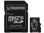 Ficha técnica e caractérísticas do produto Cartao de Memoria 128GB Micro SDHC Kingston Classe 10 100R/8