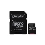 Ficha técnica e caractérísticas do produto Cartão de Memória 128Gb Microsdxc Classe 10 + Adaptador Sd Kingston Sdcx10/128Gb