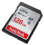 Ficha técnica e caractérísticas do produto Cartão de Memória 128gb Sdhc Ultra 80mbs Classe 10 Sandisk