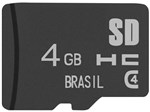 Ficha técnica e caractérísticas do produto Cartão de Memória 4GB Micro SD Multilaser Classe 4 - MC144