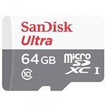 Ficha técnica e caractérísticas do produto Cartao de Memoria 64 Gb Sandisk Ultra Micro Sd Classe 10 80m