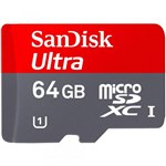 Ficha técnica e caractérísticas do produto Cartao de Memoria 64g Classe 10 Ultra Sandisk