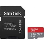 Ficha técnica e caractérísticas do produto Cartao de Memoria 64gb 98mbs Sandisk Micro Sd Ultra