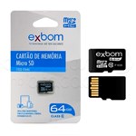 Ficha técnica e caractérísticas do produto Cartão de Memoria 64GB Exbom