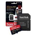 Ficha técnica e caractérísticas do produto Cartão de Memoria 64gb Micro Sd Cl10 100mb/s Sandisk