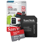Ficha técnica e caractérísticas do produto Cartão De Memoria 64gb Micro Sd Cl10 100mb/s Ultra Plus Sdsquar Sandisk