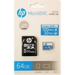 Ficha técnica e caractérísticas do produto Cartão de Memória 64GB Micro SD Classe 10-HP