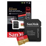 Ficha técnica e caractérísticas do produto Cartão de Memória 64gb Micro Sd Extreme 160mbs U3 V30 4k Sandisk