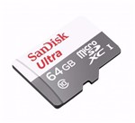 Ficha técnica e caractérísticas do produto Cartão de Memória 64gb Micro Sd Ultra 100mbs Classe 10 Sandisk