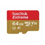Ficha técnica e caractérísticas do produto Cartão de Memória 64GB Micro SDHC Extreme 4K Sandisk C/ Adaptador SDSQXA2-064G-G