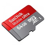 Ficha técnica e caractérísticas do produto Cartao de Memoria 64gb Sd Micro Sandisk C/ Adapt. (Classe 10) - 175 - Sandisk