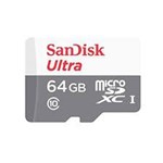 Cartão de Memória 64GB Ultra 80MB/s MicroSDHC UHS-I Card SanDisk