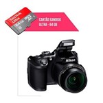 Ficha técnica e caractérísticas do produto Cartão de Memória 64gb Ultra para Câmera Nikon Coolpix B500